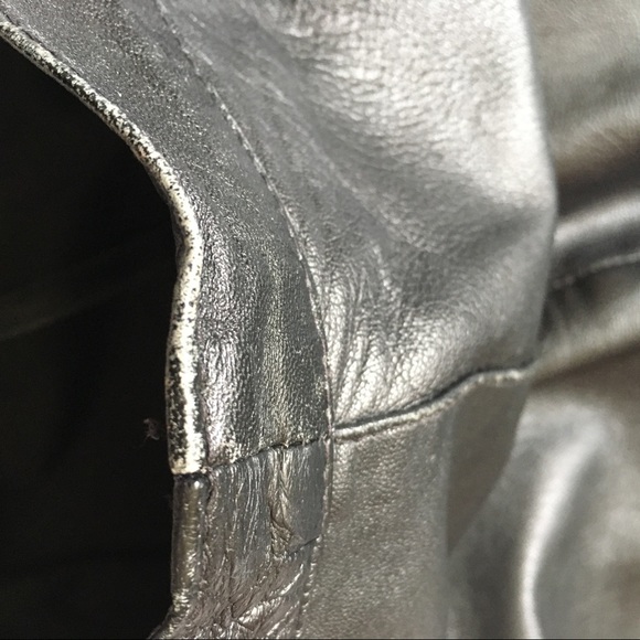 SOLD Laurence Toy genuine leather pencil skirt - Picture 8 of 11